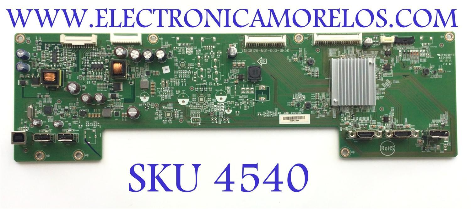 MAIN PARA TV VIZIO / NUMERO DE PARTE GQFCB0HP054 / 715G8126-M01-000-0H5K / A9801245342 / 4607210M0116 / DISPLAY M320DVN01.0 / MODELO ''32'' - Imagen 4